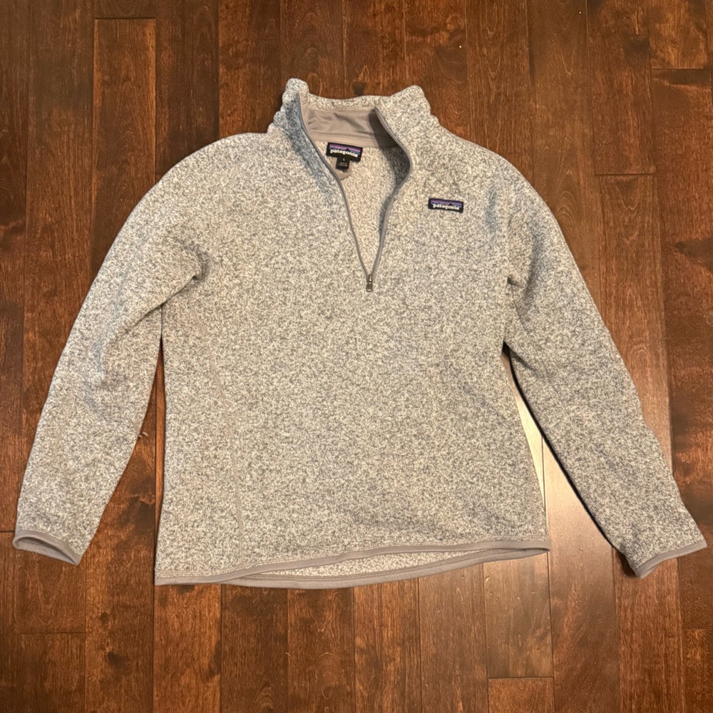 Patagonia Gray Zip Pullover